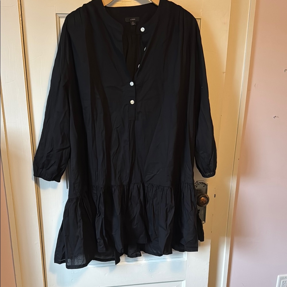 J.Crew Black Button-Down Blouse - image 1